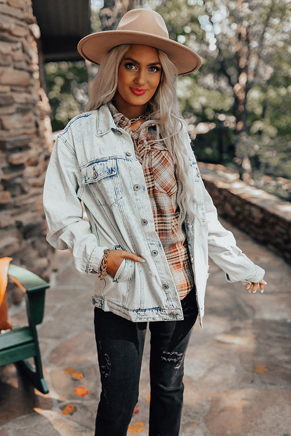 The Sven Distressed Denim Jacket