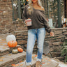 Cozy On Up Sweater in Martini Olive Image - 1