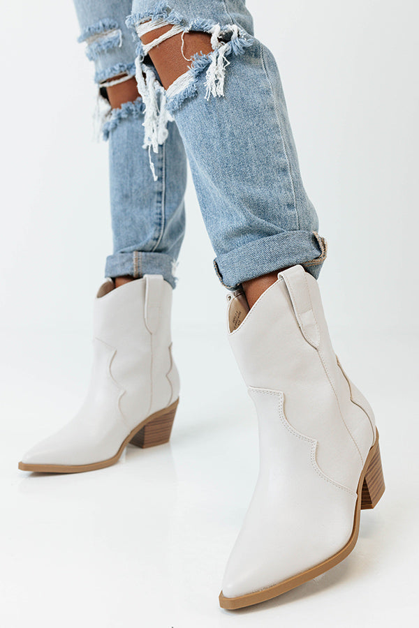 The Slater Faux Leather Cowboy Boot