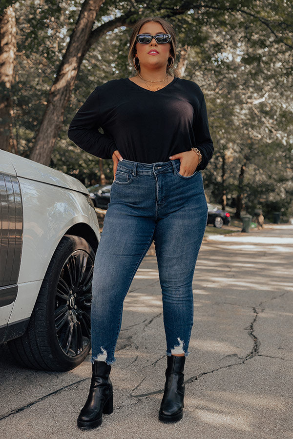 Judy Blue The Salvador High Waist Ankle Skinny Curves Image - 2