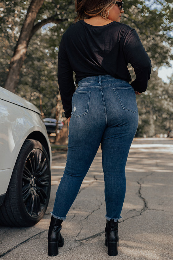 Judy Blue The Salvador High Waist Ankle Skinny Curves Image - 4