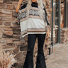 Smooth Terrain Fringe Poncho Image - 1