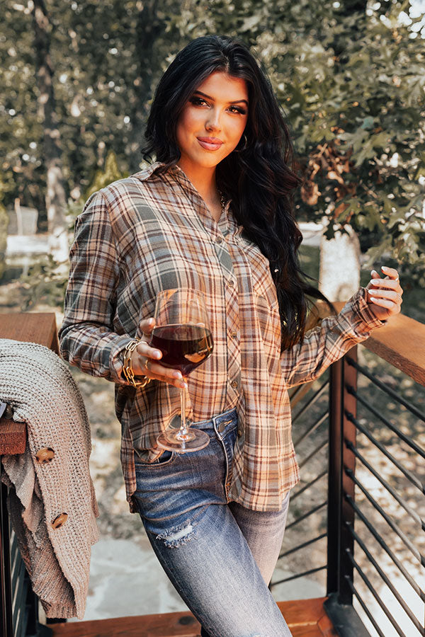 Autumn Sunshine Flannel In Olive Image - 1