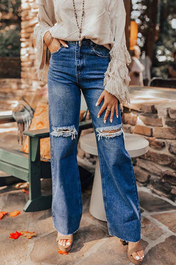 The Croatia High Waist Wide Leg Jean Image - 1