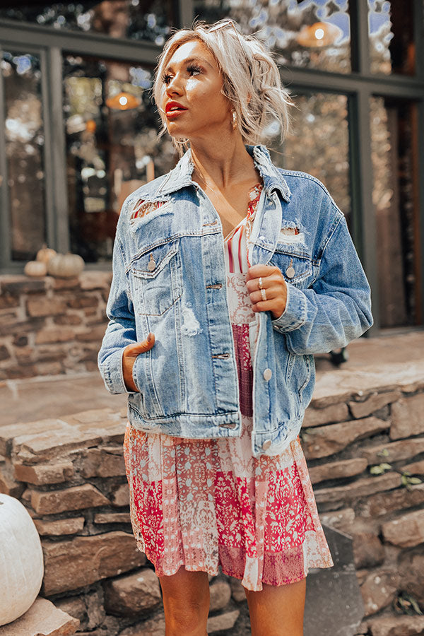 Risen Blue Jean Dream Denim Jacket Image - 3