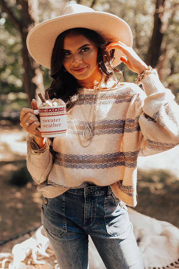 Sweet As Sugar Knit Sweater Image - 1