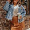Risen Blue Jean Dream Denim Jacket Curves Image - 1
