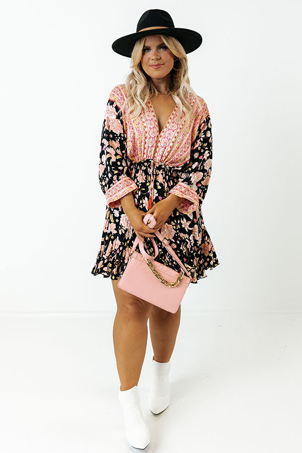 Surprise Trip Floral Dress Curves Image - 1