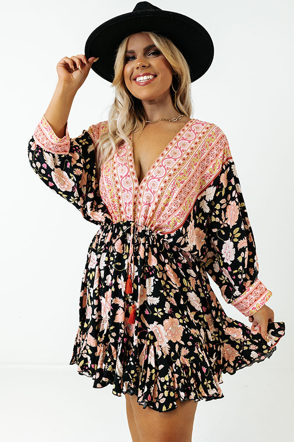 Surprise Trip Floral Dress Curves Image - 2