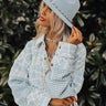 Mostly In Love Felt Fedora In Sky Blue Image - 1