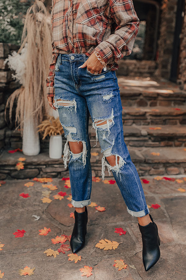 Risen The Casa High Waist Distressed Jean Image - 1