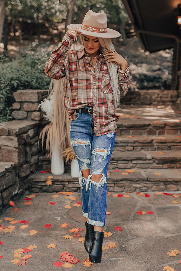 Risen The Casa High Waist Distressed Jean Image - 2