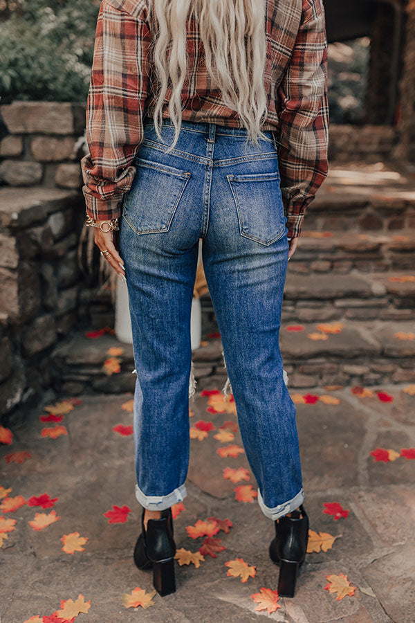 Risen The Casa High Waist Distressed Jean Image - 5