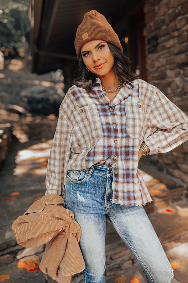 Fireside Cuddles Flannel In Mocha