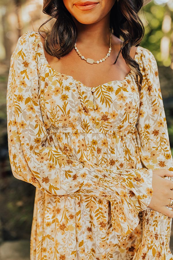 Garden Gate Floral Dress Image - 3