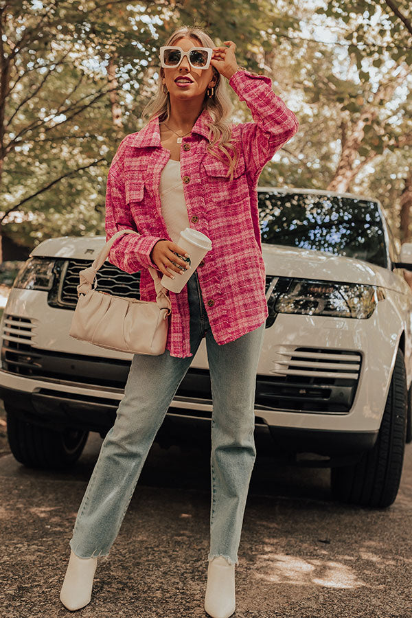 Keeping It On Brand Tweed Lightweight Jacket Image - 1