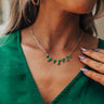 Garden Gate Necklace In Emerald Image - 1