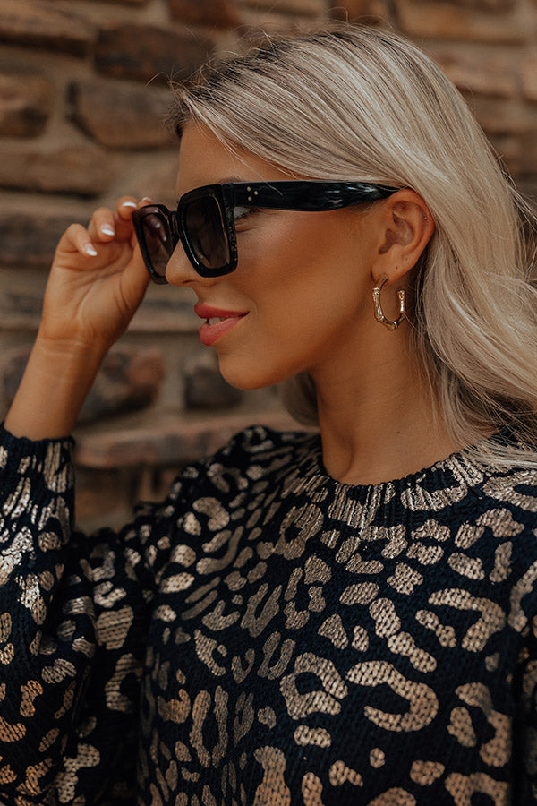 Out For A Drive Sunnies In Black Image - 4