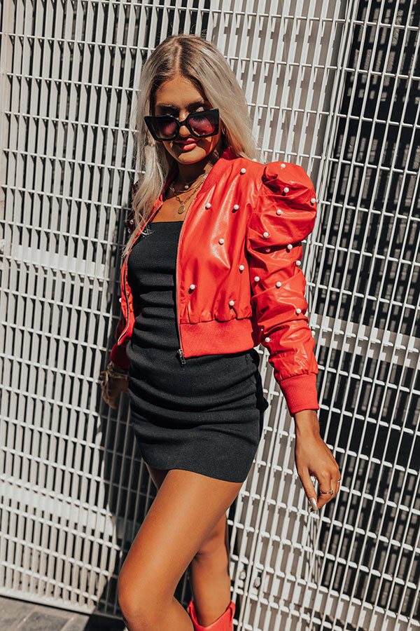 Beyond City Limits Faux Leather Jacket Image - 4