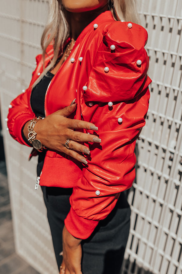 Beyond City Limits Faux Leather Jacket Image - 5
