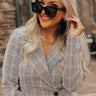 Out For A Drive Sunnies In Black With Blue Lens Image - 1