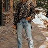 Cozy Conditions Leopard Sweater In Black Image - 1