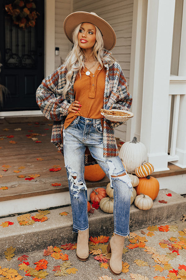 Cabin Cutie Plaid Jacket