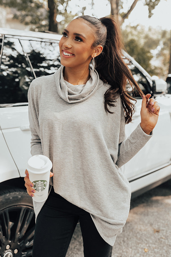 Under Your Spell Shift Tunic In Grey Image - 2
