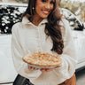 Apple Picking Pretty Knit Sweater In Ivory Image - 1