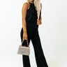 Chat With Me Jumpsuit In Black Image - 1