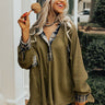 Weekend Wonders Waffle Knit Hoodie Image - 1