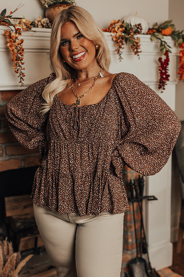 A Casual Escape Babydoll Top Curves Image - 1