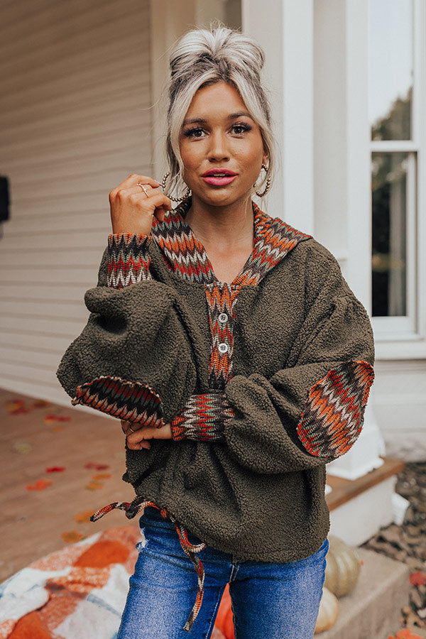 Adventures Ahead Sherpa Hoodie Image - 2