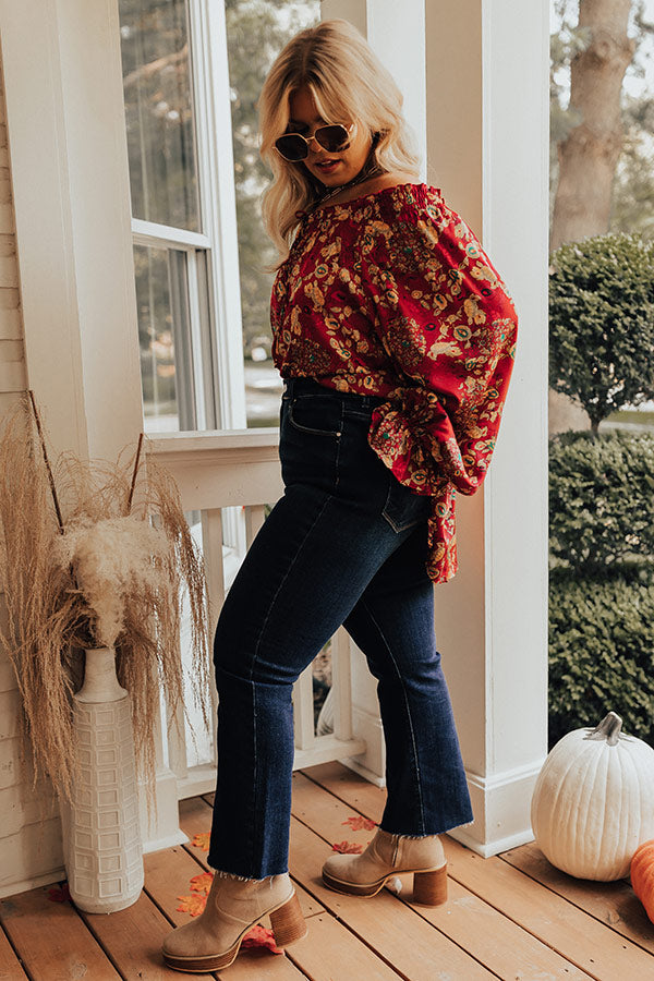 Risen The Gallop Midrise Relaxed Jean Curves Image - 3