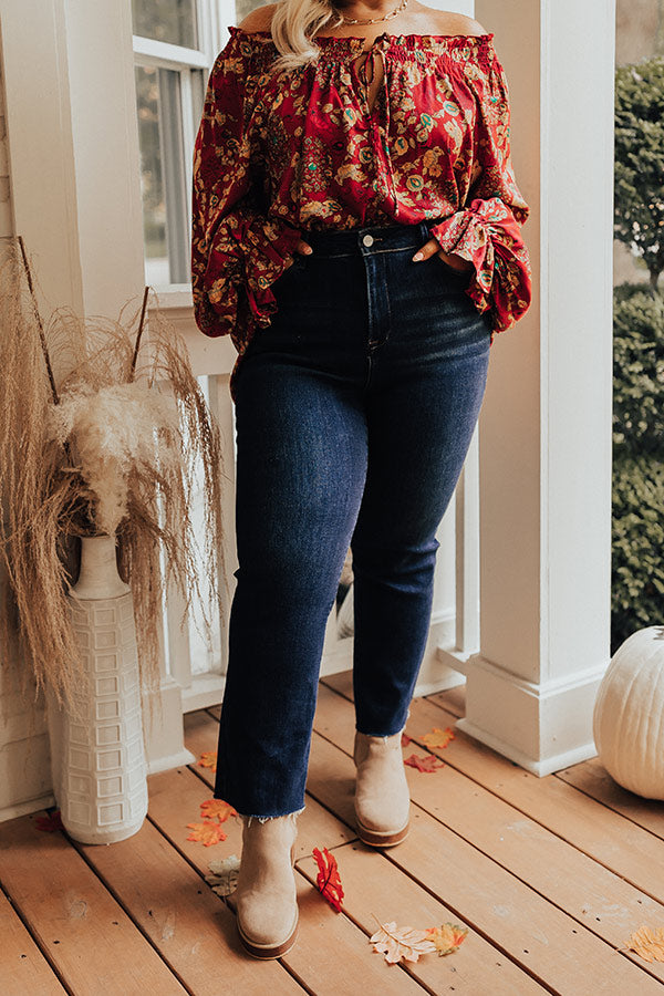 Risen The Gallop Midrise Relaxed Jean Curves Image - 5