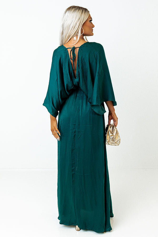 Pretty In Palisades Maxi in Hunter Green Image - 5
