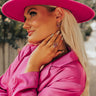 Kendra Scott Kendall Gold Drop Earrings in Iridescent Orchid Illusion Image - 1