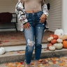 Risen The Hustle High Waist Distressed Jean Image - 1