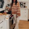 Capture A Memory Stripe Sweater In Iced Mocha Image - 1