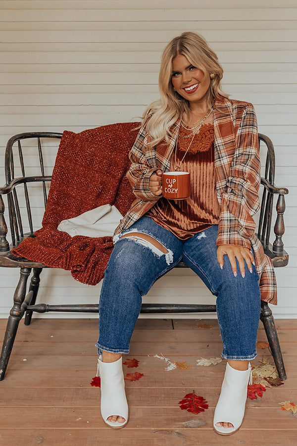Risen The Hustle High Waist Distressed Jean Curves Image - 2