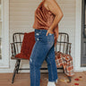 Risen The Hustle High Waist Distressed Jean Curves Image - 1