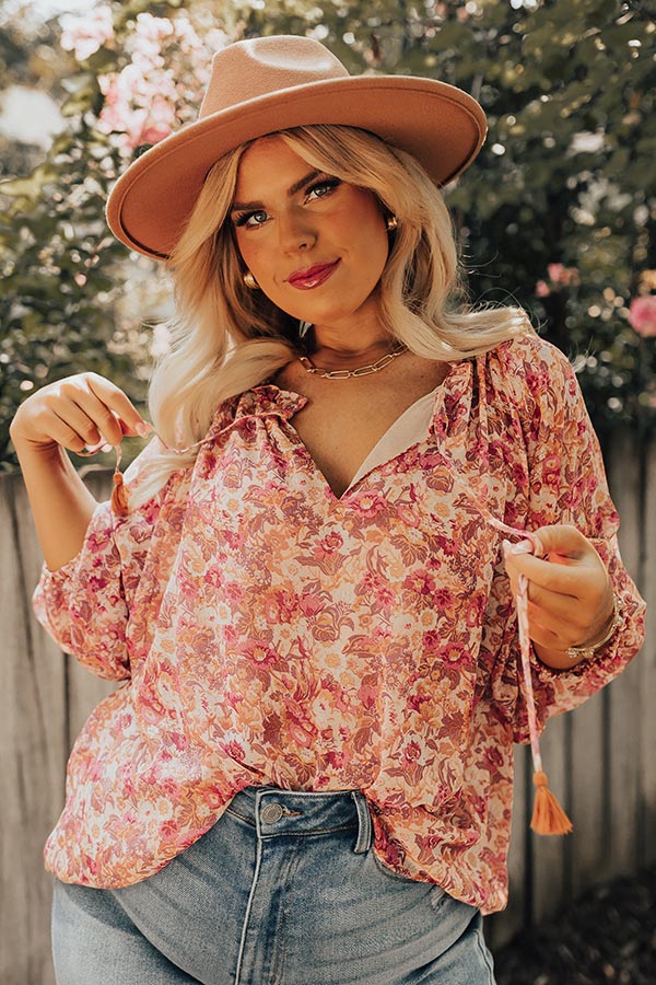Blissful Mindset Shift Top Curves