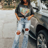 Risen The Emilio High Waist Distressed Flare Image - 1