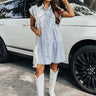 Genuine Reaction Denim Dress In Light Wash Image - 1
