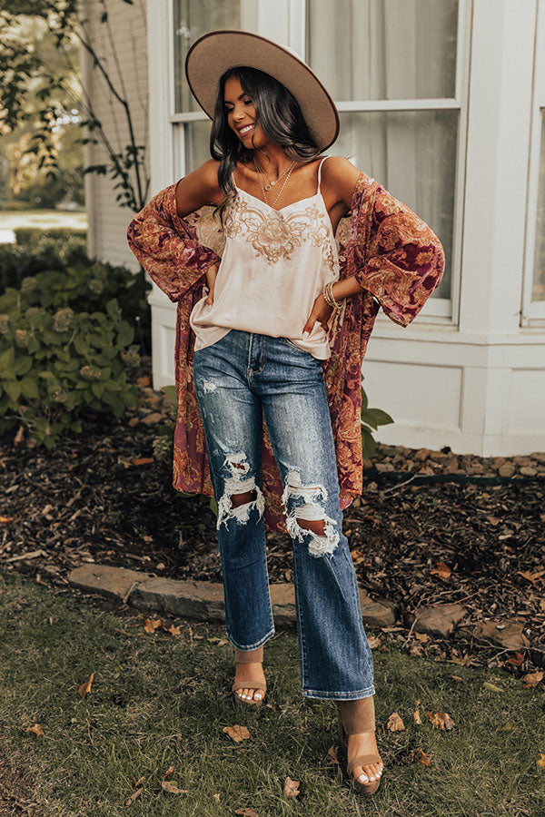 Risen The Whirl High Waist Distressed Jean Image - 1