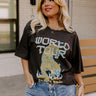 World Tour Distressed Boyfriend Tee Curves Image - 1