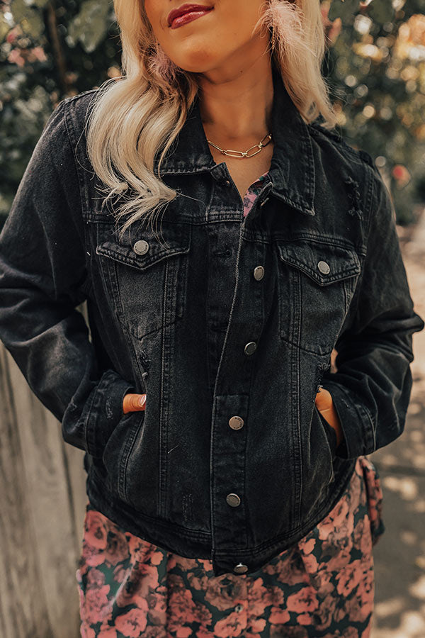 Down The Street Denim Jacket Curves Image - 3