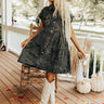 Genuine Reaction Denim Dress In Vintage Black Image - 1