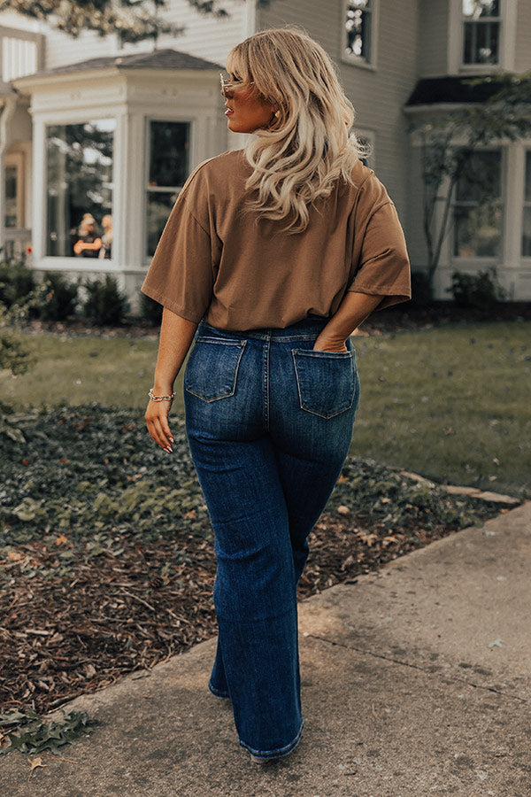 Risen The Whirl High Waist Distressed Jean Curves Image - 4