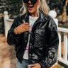The Crescent Faux Leather Jacket Image - 1